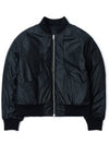 Men's Embroidery Bomber Jacket Black - BACKANDFORTH - BALAAN 4