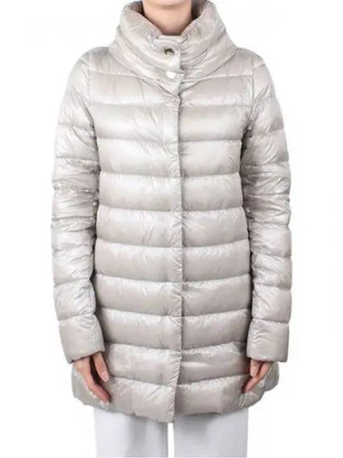 Women s Amelia Goose Down Padding Pearl Gray PI0505DIC 12017Z 9402 270705 1119282 - HERNO - BALAAN 1