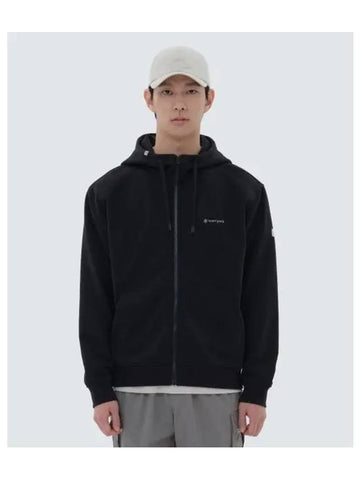 Land Essentials Hooded Zip up Black S24SMFFJ50 - SNOW PEAK - BALAAN 1