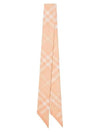 Check Skinny Silk Scarf Pink - BURBERRY - BALAAN 2