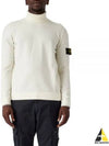 Wappen Patch Wool Turtleneck White - STONE ISLAND - BALAAN 2