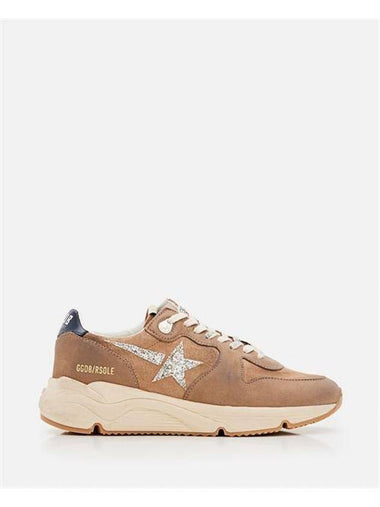 Running Glitter Star Low Top Sneakers Beige - GOLDEN GOOSE - BALAAN 1