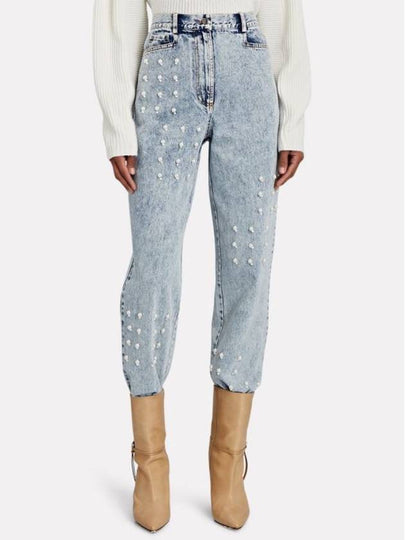 NY New York Women's Betty Pearl Denim Pearl Jeans RS21 200 - SEA - BALAAN 2