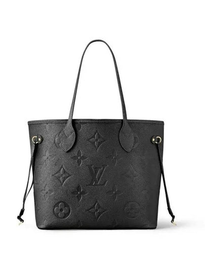 Neverfull MM Monogram Empreinte Tote Bag Noir - LOUIS VUITTON - BALAAN 2