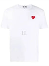 Play Red Heart Waffen Short Sleeve T-Shirt White P1 T108 2 - COMME DES GARCONS - BALAAN 2