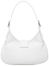 Madras Leather Hobo Shoulder Bag White - MIU MIU - BALAAN 5