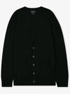 Men's Theo Wool Cardigan Black - A.P.C. - BALAAN 3