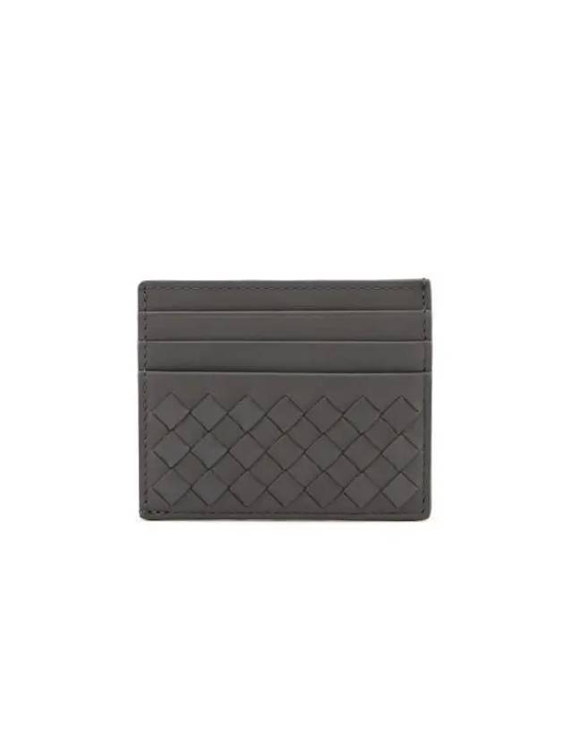 Intrecciato Card Wallet Grey - BOTTEGA VENETA - BALAAN 5