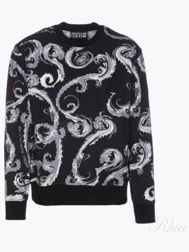 Chromo Couture Sweatshirt Black - VERSACE - BALAAN 2