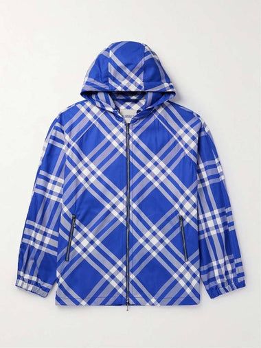 Check Nylon Twill Hooded Jacket 8077178 B0080587039 - BURBERRY - BALAAN 1