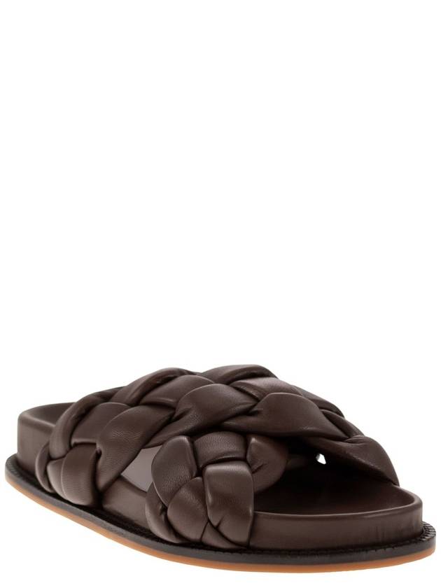 Mule Slippers ASD274A929 H137 1253 COFFEE - FABIANA FILIPPI - BALAAN 3