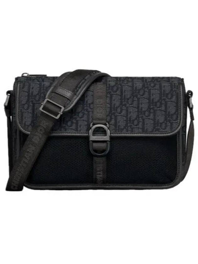 Oblique Jacquard 8 Messenger Bag Black - DIOR - BALAAN 2