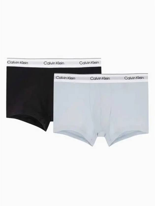 Underwear Men s Modern Cotton Stretch Trunks 2PK NB3985PSO - CALVIN KLEIN - BALAAN 1