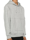 CP Company Signature Lens Detail Men s Brushed Hooded Sweatshirt 17CMSS024A M94 - CP COMPANY - BALAAN 3