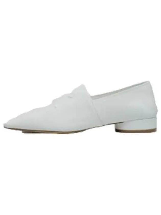 Point toe stitch Kiki loafers white flats shoes - MAISON MARGIELA - BALAAN 1