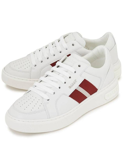 Moony Leather Low Top Sneakers White - BALLY - BALAAN 2