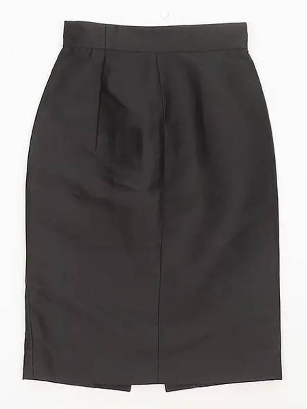 Black color cotton skirt - SAINT LAURENT - BALAAN 1