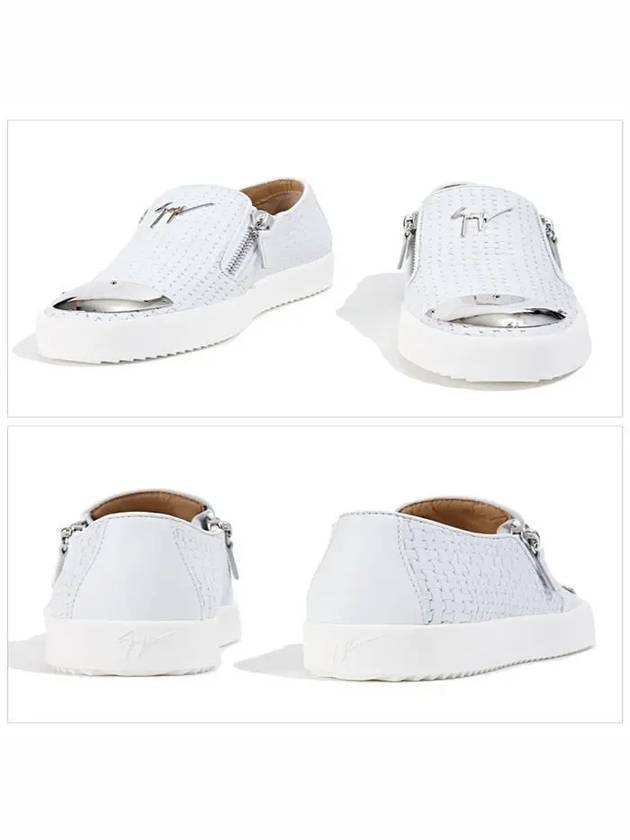 RS7082 BIANCO METAL SHIELD SNEAKERS - GIUSEPPE ZANOTTI - BALAAN 3