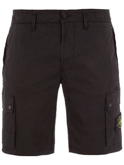 Wappen Cargo Bermuda Shorts Black - STONE ISLAND - BALAAN 2