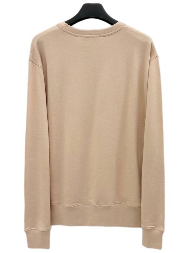 Face Patch Crew Neck Sweatshirt Powder Pink - ACNE STUDIOS - BALAAN 3