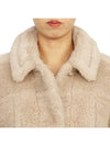 Alpaca Wool Teddy Jacket Beige - MAX MARA - BALAAN 9