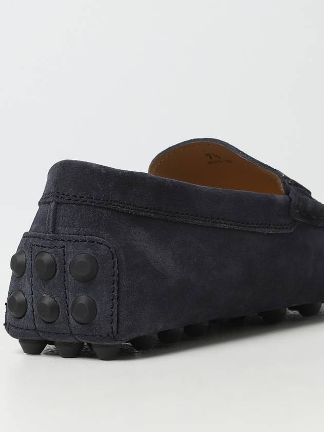 Gomino Double T Suede Driving Shoes Navy - TOD'S - BALAAN 3