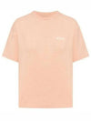 New Ava Logo Short Sleeve T-shirt Peach Rosa - A.P.C. - BALAAN 2