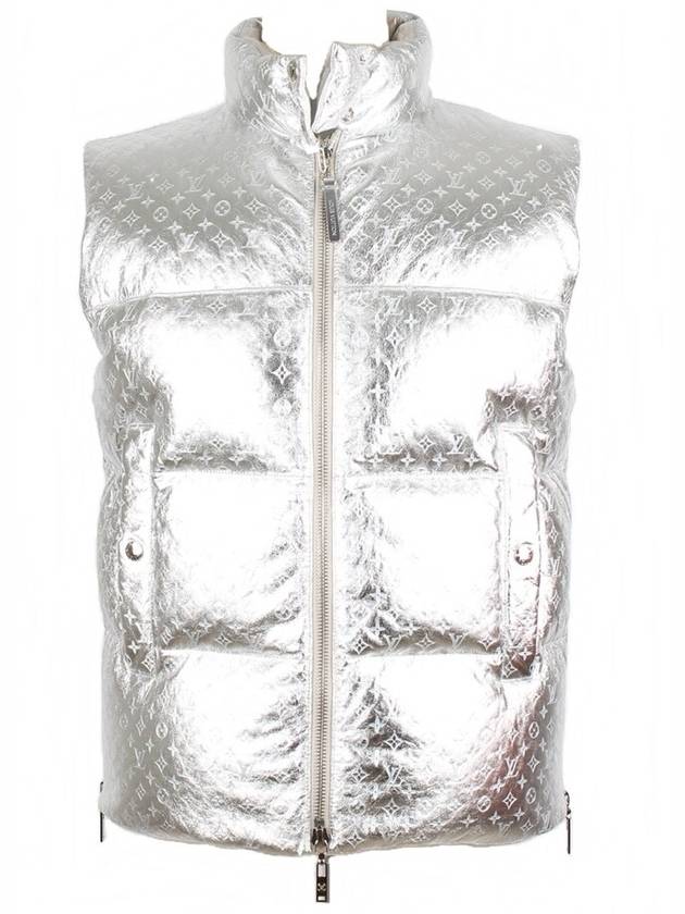 Silver embossed monogram vest 38size - LOUIS VUITTON - BALAAN 1