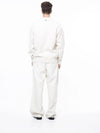 Men s M243PT02IV Jaguard String Rug Pants Ivory - CHANCE'S NOI - BALAAN 6