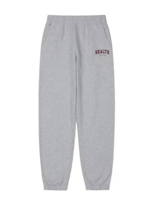 Hell s Ivy Sweatpants Heather Gray Merlot - SPORTY & RICH - BALAAN 1