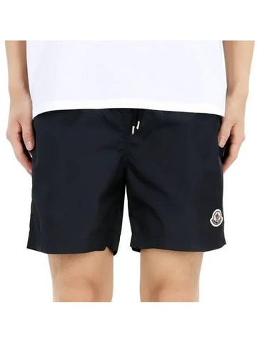 Men s Logo Patch Swim Shorts Navy 2C00004 53326 743 1062995 - MONCLER - BALAAN 1