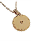 Medusa Coin Rope Marine Necklace Gold - VERSACE - BALAAN 3