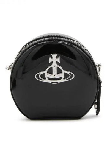 Vivienne Westwood ORB Plaque Mini Round Crossbody Bag - VIVIENNE WESTWOOD - BALAAN 1