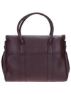 Small Bayswater Classic Grain Tote Bag Brown - MULBERRY - BALAAN 4