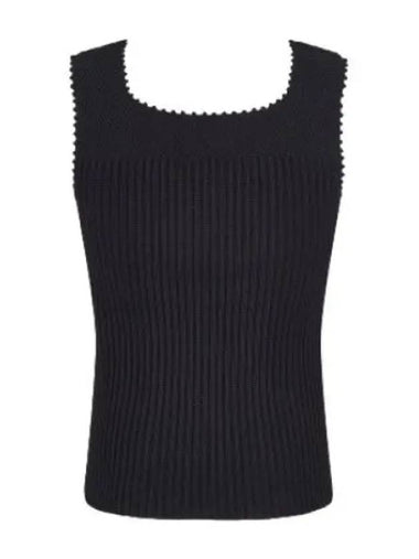 crochet vest black - MARTINE ROSE - BALAAN 1