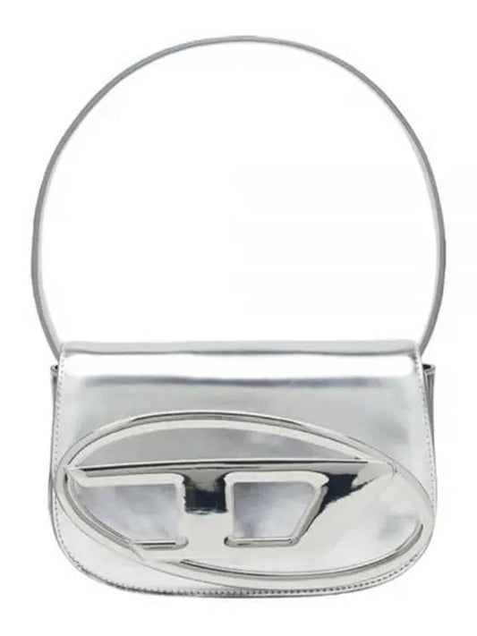 1DR Mirrored Leather Shoulder Bag Silver - DIESEL - BALAAN 2