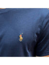 Embroidered Logo Pony Short Sleeve T-Shirt Navy - POLO RALPH LAUREN - BALAAN 7