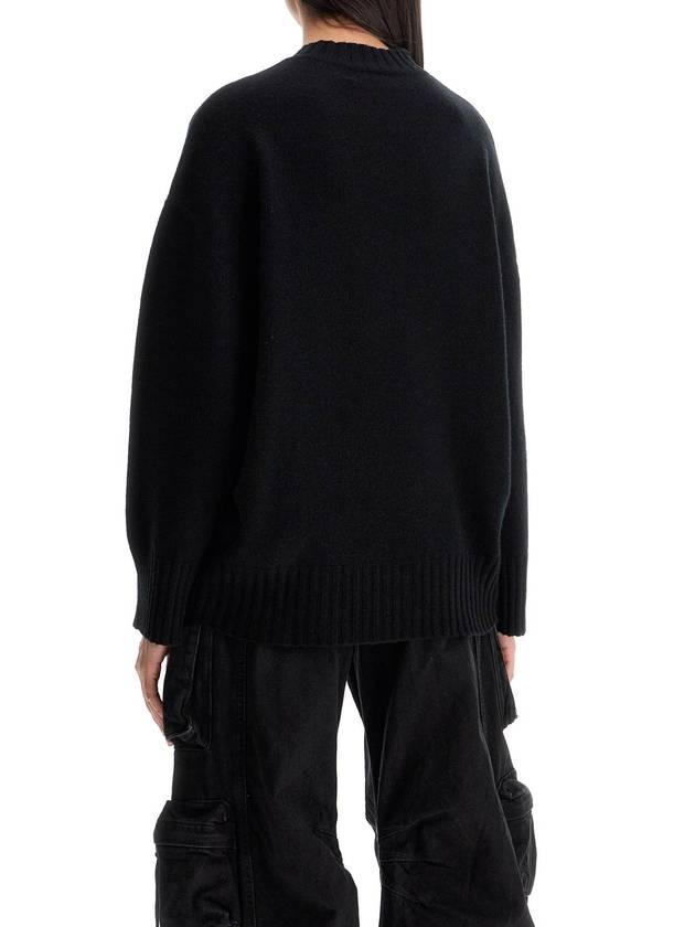 asymmetric wool and cashmere pullover - THE ATTICO - BALAAN 3