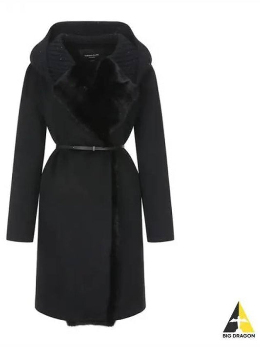 Fabiana Filippi Women s Fur Coat Black PLD222B881 - FABIANA FILIPPI - BALAAN 1