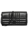 Women's Lola Detachable Strap Quilted Leather Long Wallet Black - BURBERRY - BALAAN 2