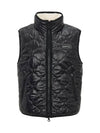 GRUMIUM logo reversible padded vest VDDV25436K0001 BKL - DUVETICA - BALAAN 3