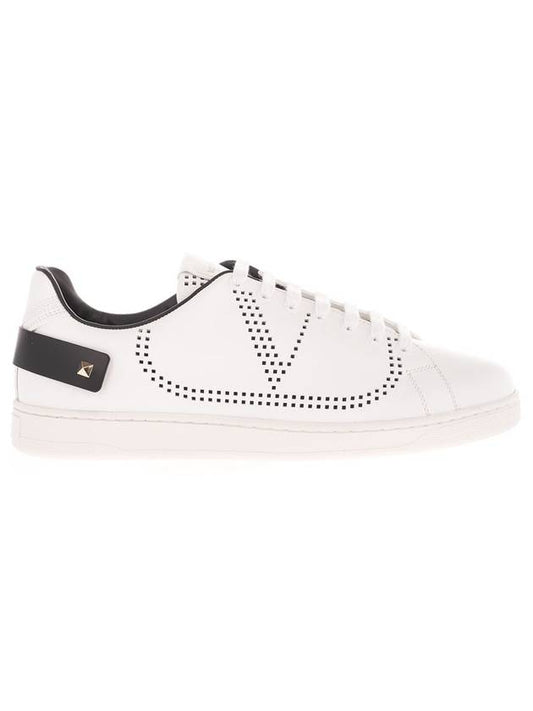 Men's Backnet Low Top Sneakers White - VALENTINO - BALAAN 1