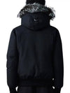 Dixon Nordic Tech Down Silver Fox Fur Bomber Jacket Black Silver - MACKAGE - BALAAN 6