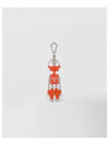 Saffiano Leather Robot Keychain Trick Orange - PRADA - BALAAN 2