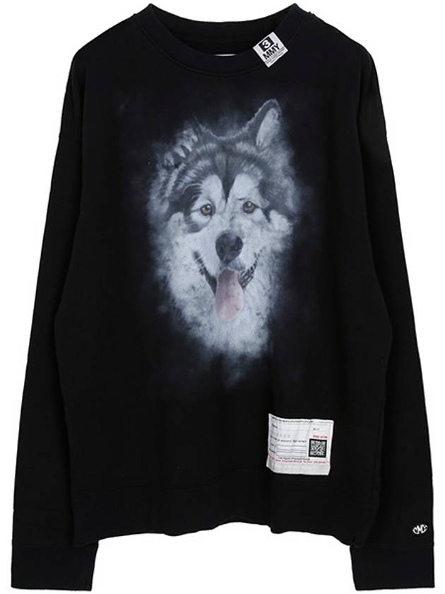 Dog Print Sweatshirt Black - MIHARA YASUHIRO - BALAAN 2