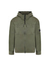 Heavy Poplin Emerized Shirt Hooded Jacket Green - CP COMPANY - BALAAN 2