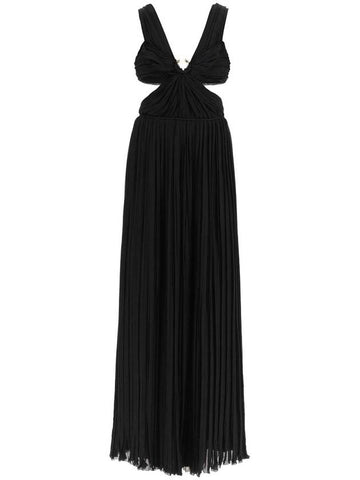 23 ss long evening dress in pleated silk CHC23SRO31003 001 B0230270331 - CHLOE - BALAAN 1