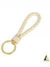 Intrecciato Lambskin Key Holder Porridge - BOTTEGA VENETA - BALAAN 2