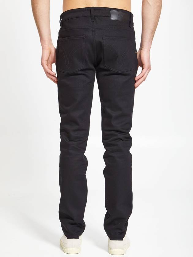 Men's Slim Fit Straight Pants Black - AMI - BALAAN 4