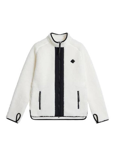 Juniper Pile Mid Layer Shearling Jacket White - J.LINDEBERG - BALAAN 2